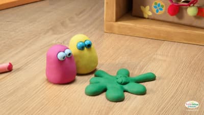 personnages en pâte à modeler