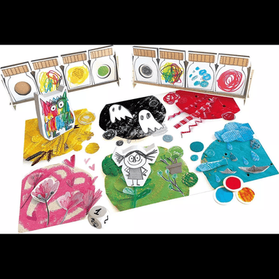 Boite jeu le monstre des couleurs