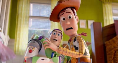 Woody et Buzz l'éclair surpris
