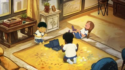 enfants qui jouent