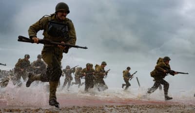 militaire en guerre